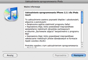 iPod touch firmware 2.2.1