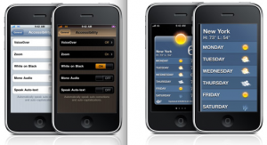 Dostępność Accessibility w iPhone 3GS