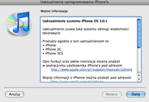 iPhone OS 3.0.1