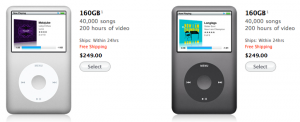 iPod classic 160GB