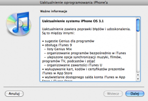 iPhone OS 3.1