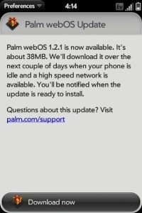 palm pre 121