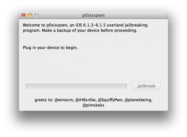 Jailbreak iOS 6.1.X