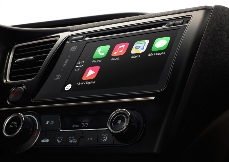 iOS in the car = CarPlay 